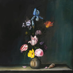 Alternative view of Tranh Canvas Tĩnh Vật Cổ Điển Nền Đen